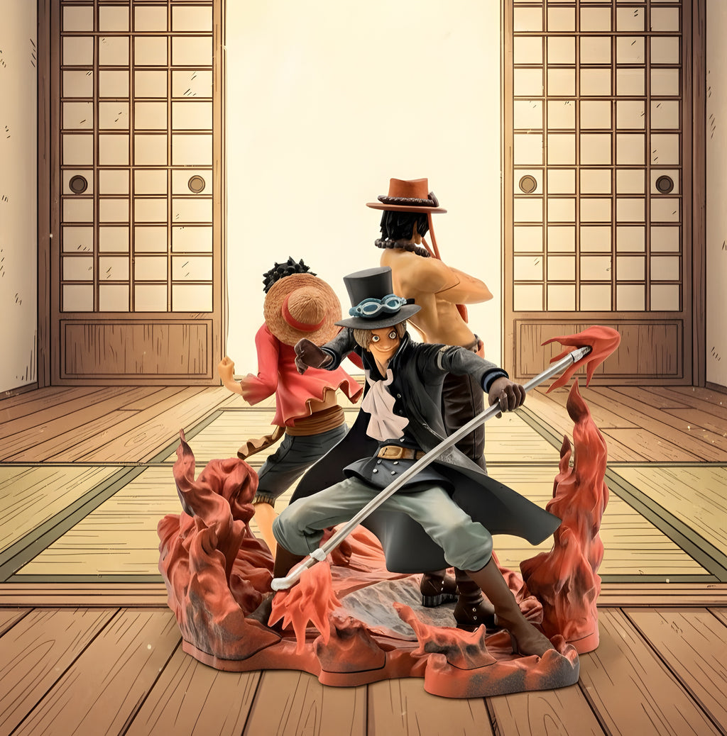 Luffy, Ace & Sabo: Brotherhood Statue (25cm)