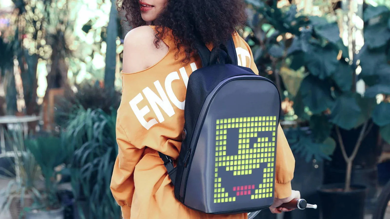 "The Lumina" LED Smart Backpack (Midnight Black)